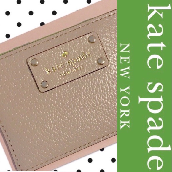 kate spade Handbags - Kate Spade pebbled leather credit card wallet